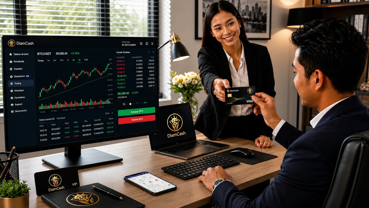 Espace professionnel DiamCash